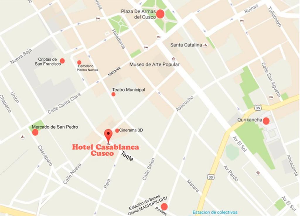 Hotel Casablanca Куско Экстерьер фото